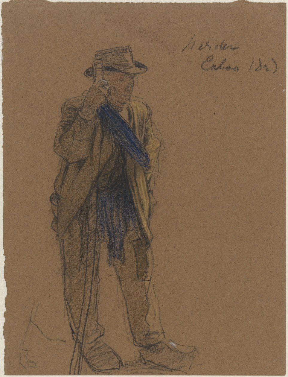 Álló pásztor, Exlooban alkotó: Ferdinand Oldewelt