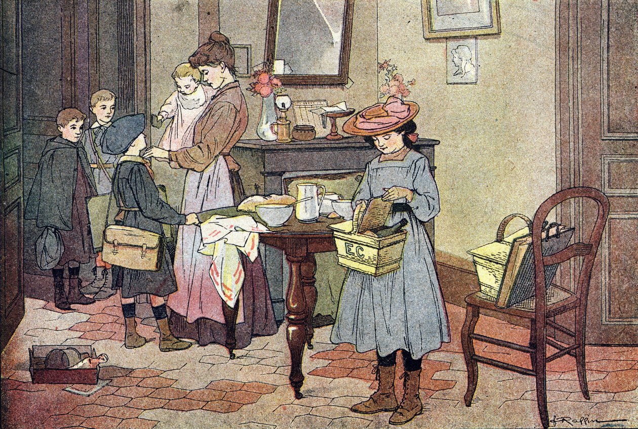 Indulás az iskolába, Imagier de l