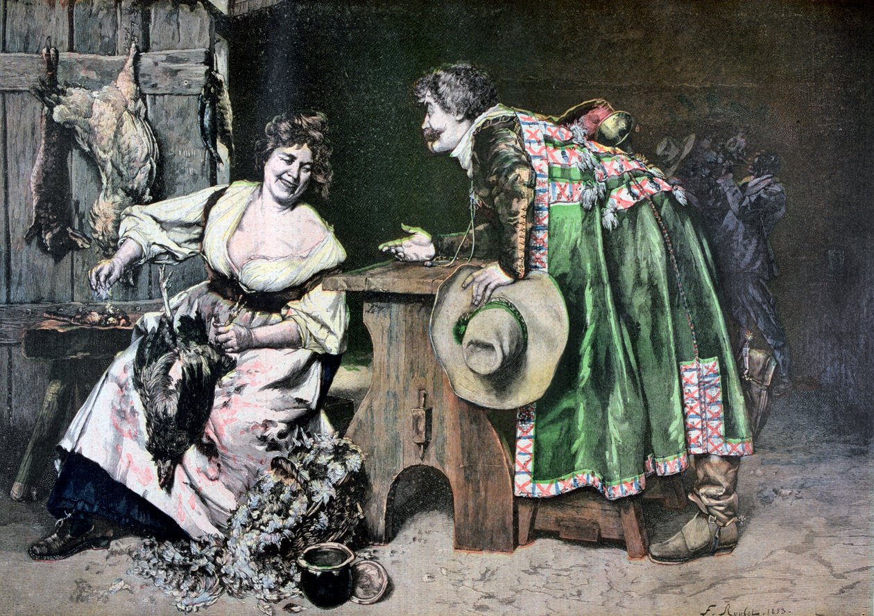 Galáns megjegyzések, 1893 alkotó: Ferdinand Roybet
