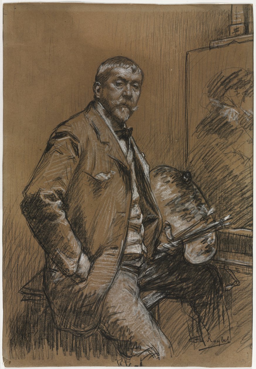 Önarckép, 1800-1900-as évek. alkotó: Ferdinand Roybet