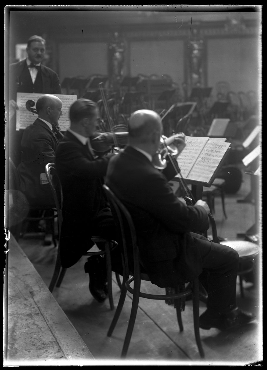 A bécsi filharmonikus zenekar tagjának vonós hangszere alkotó: Ferdinand Schmutzer