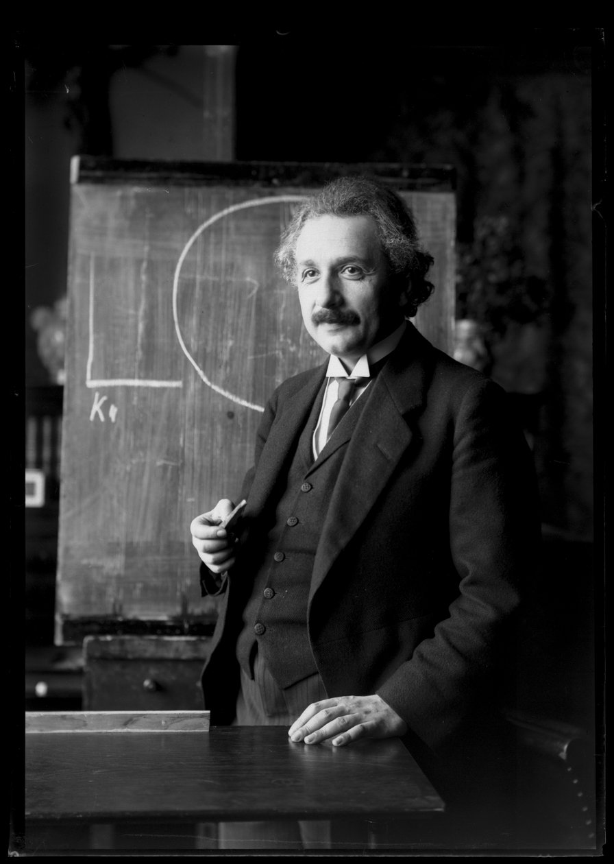 Albert Einstein (1879-1955) képe alkotó: Ferdinand Schmutzer
