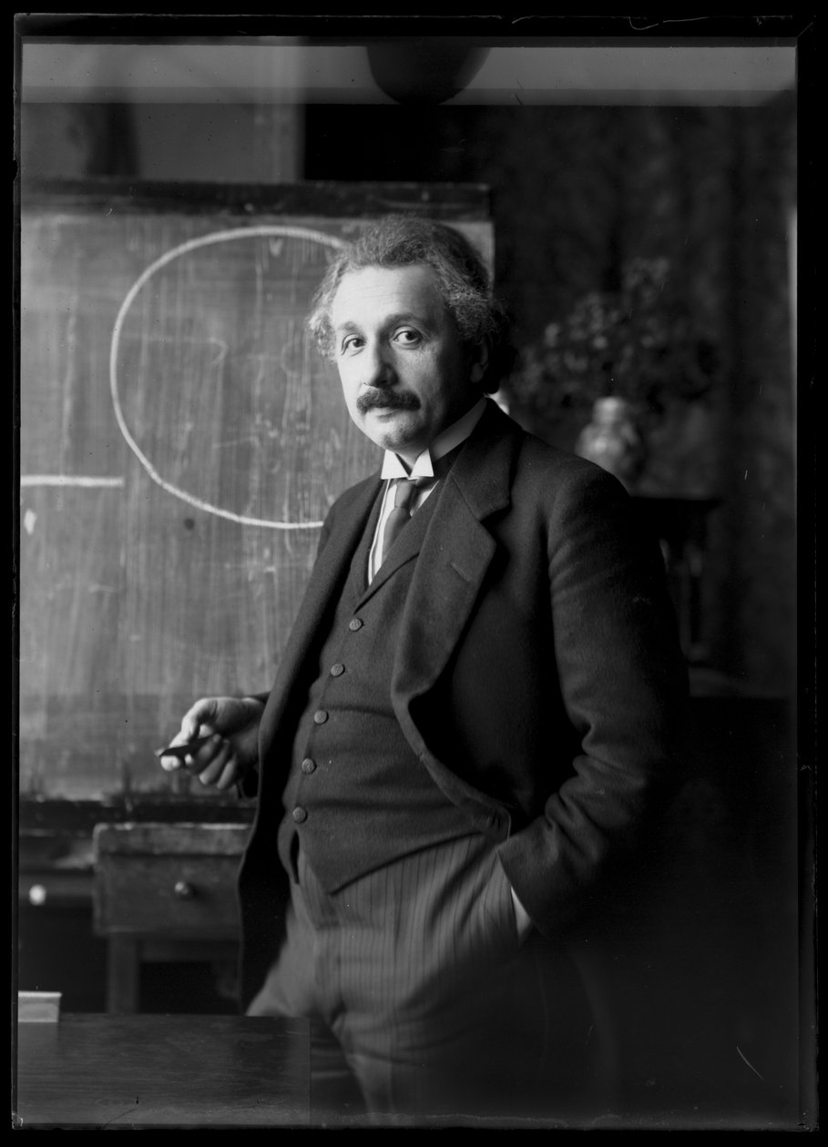 Albert Einstein (1879-1955) képe alkotó: Ferdinand Schmutzer