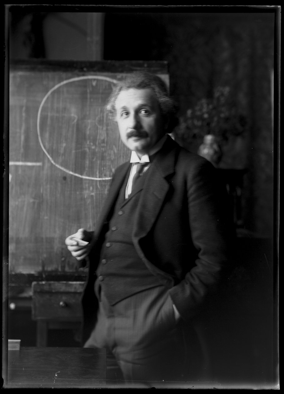 Albert Einstein (1879-1955) képe alkotó: Ferdinand Schmutzer