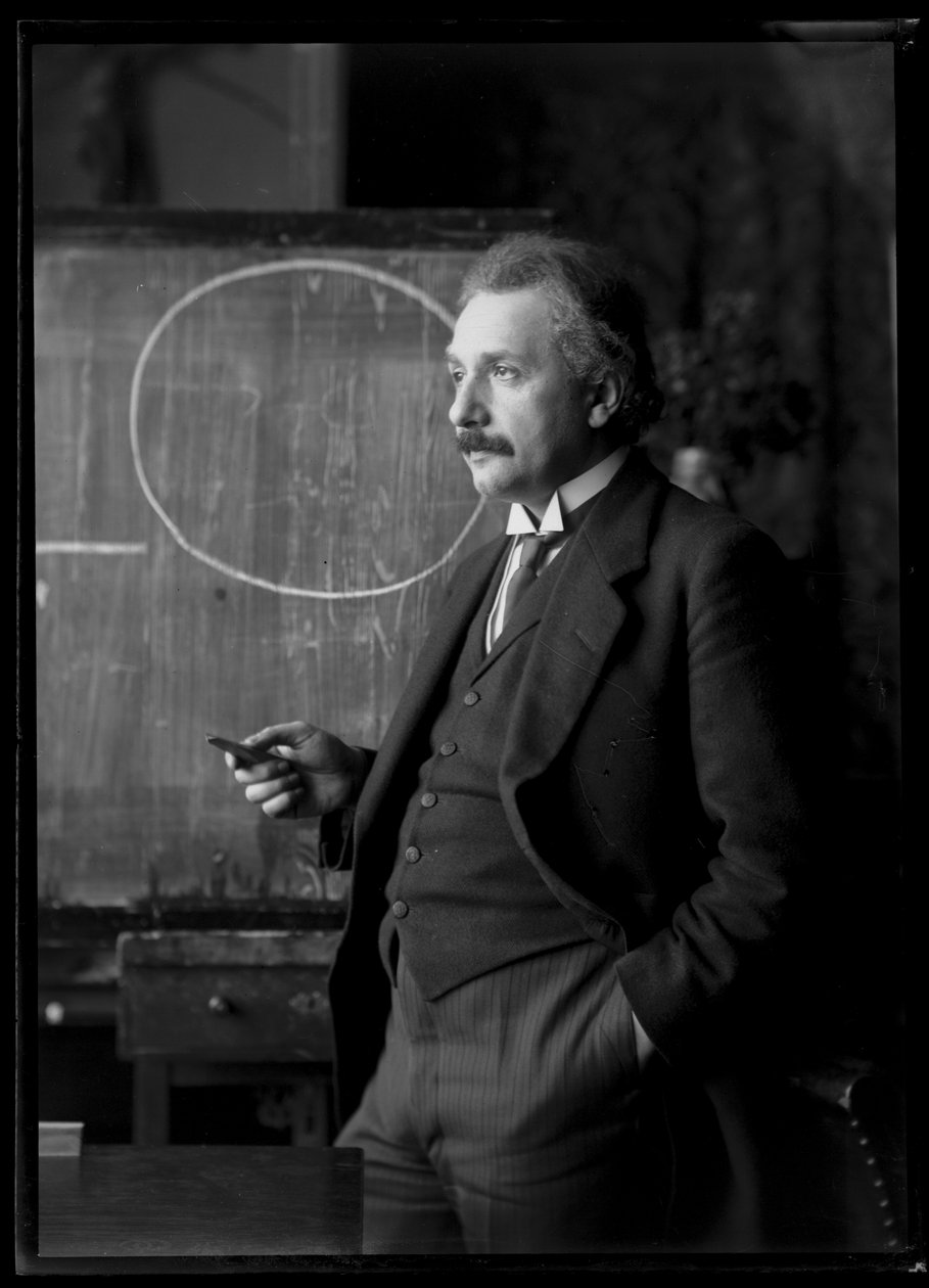 Albert Einstein (1879-1955) képe alkotó: Ferdinand Schmutzer