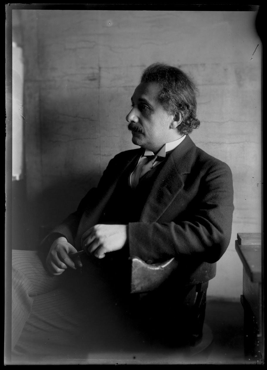 Albert Einstein (1879-1955) képe alkotó: Ferdinand Schmutzer