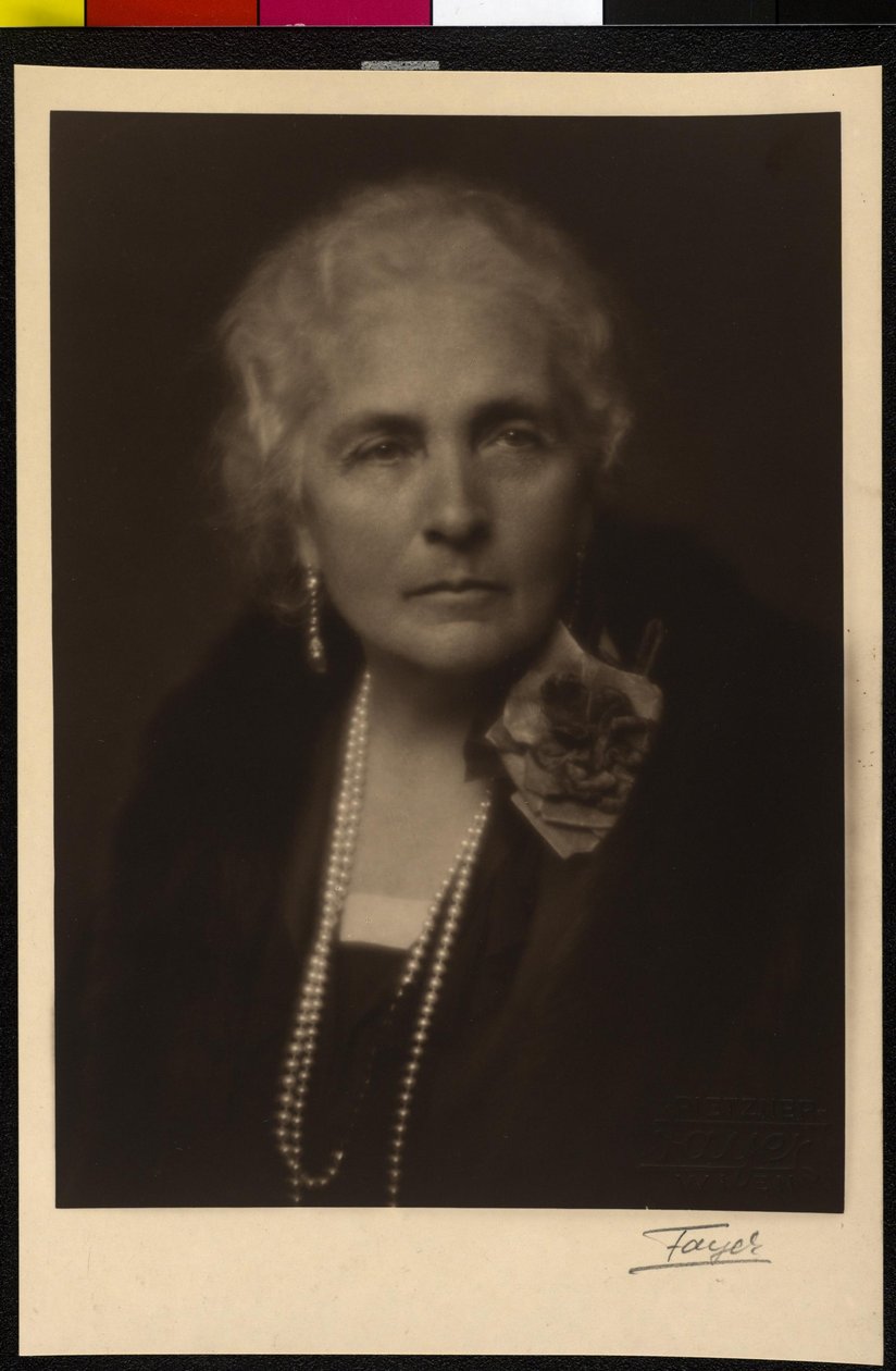 Lichnowsky Margit grófnő képe alkotó: Ferdinand Schmutzer