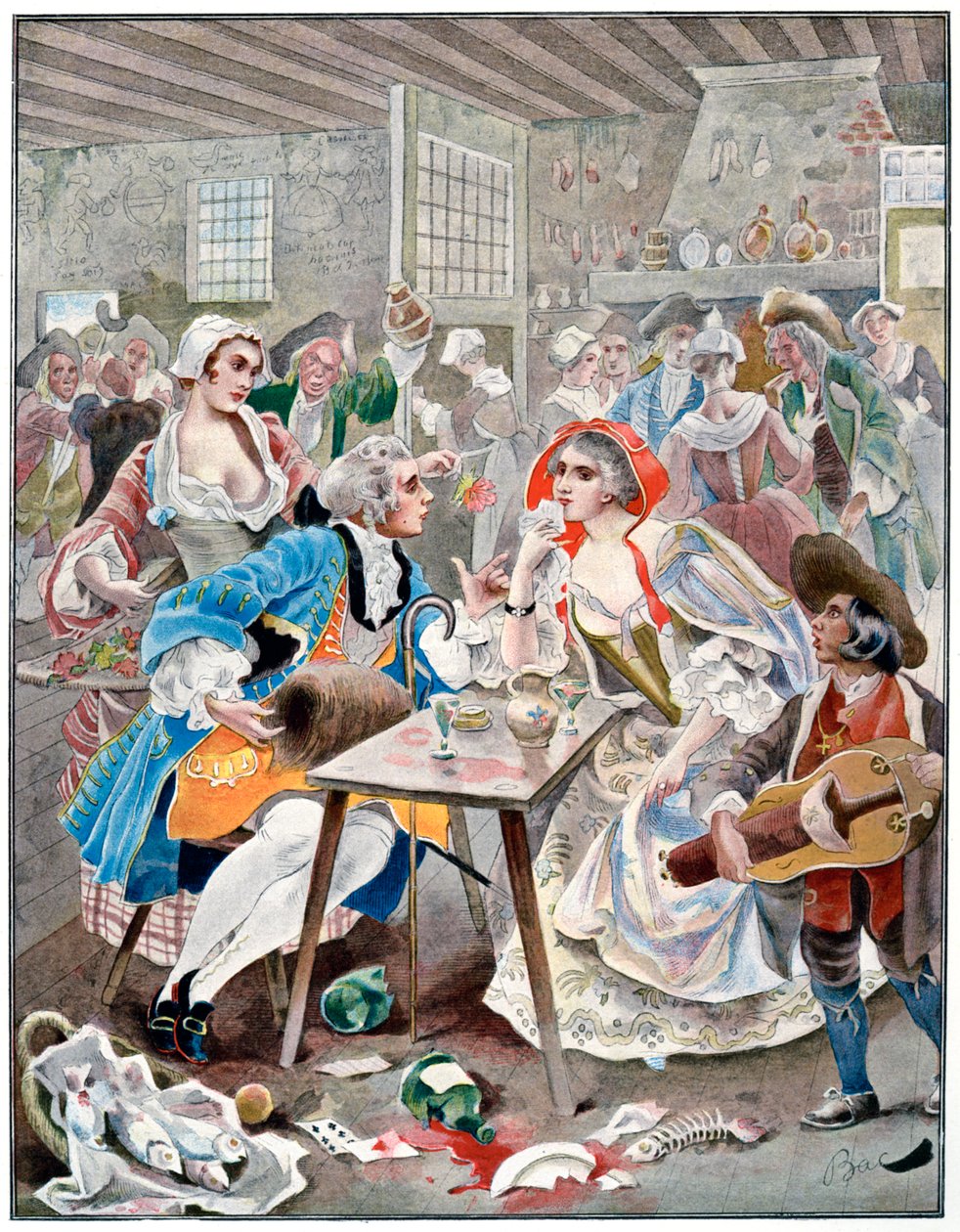 Kis Ramponneau, 18. század, 1870-1950. alkotó: Ferdinand Sigismund Bac