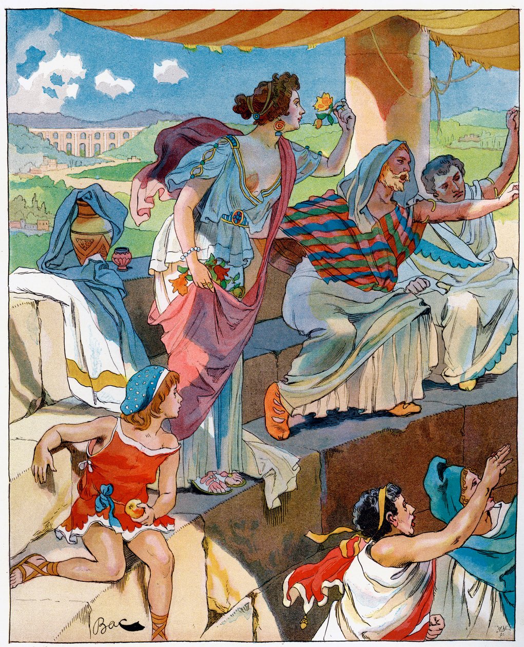 Lutetia arénái, 1870-1950. alkotó: Ferdinand Sigismund Bac