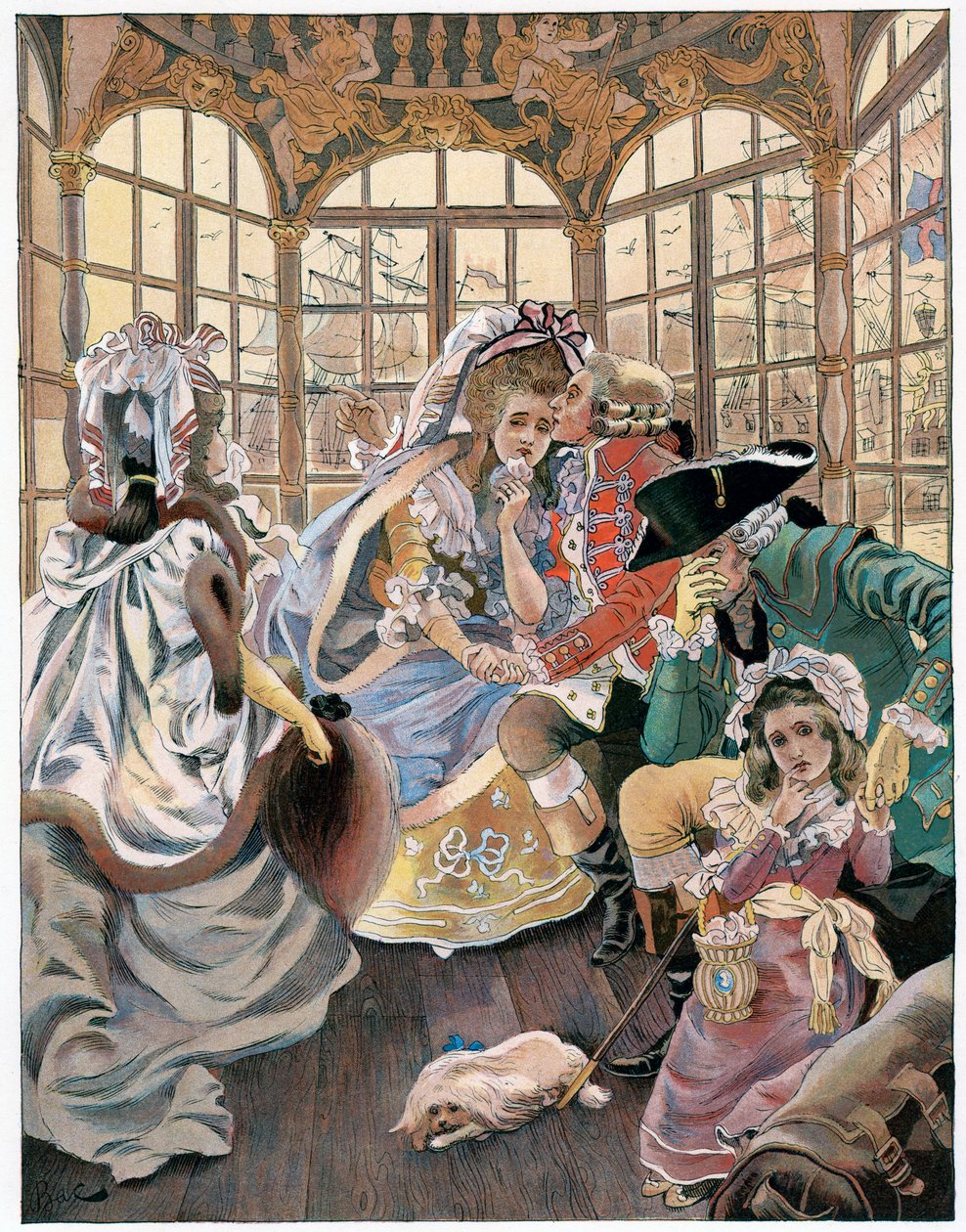 Kivándorlás a forradalom alatt, 18. század, 1880-1950. alkotó: Ferdinand Sigismund Bac