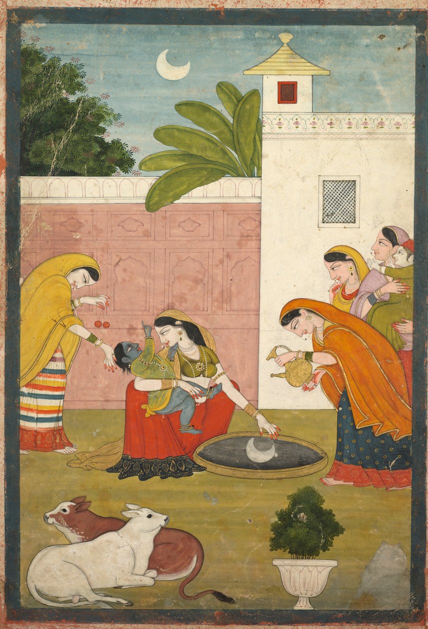 Krishna eléri a Holdat alkotó: Ferdinand Tietz