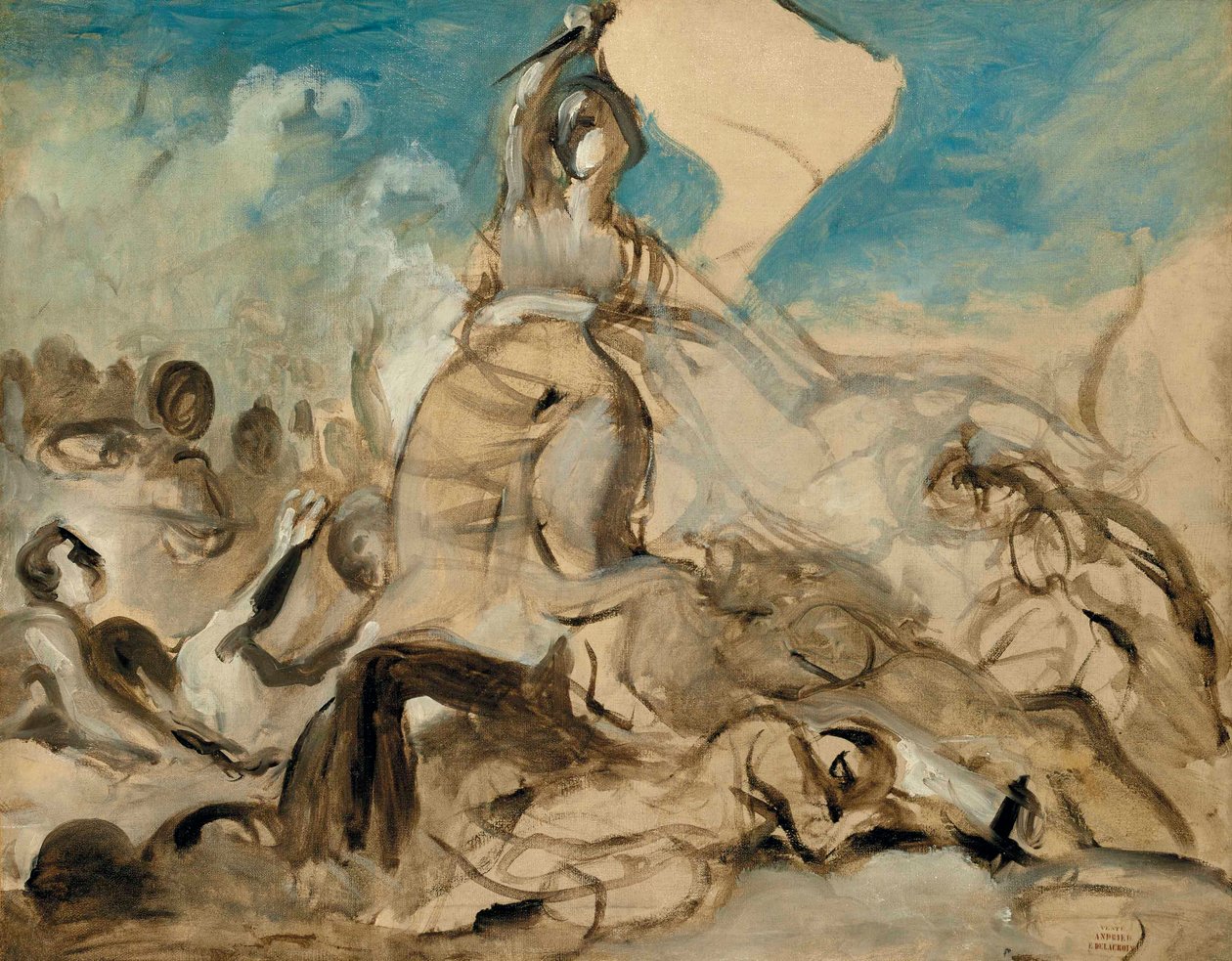 Július 28. – Liberty Leading the People alkotó: Ferdinand Victor Eugene Delacroix