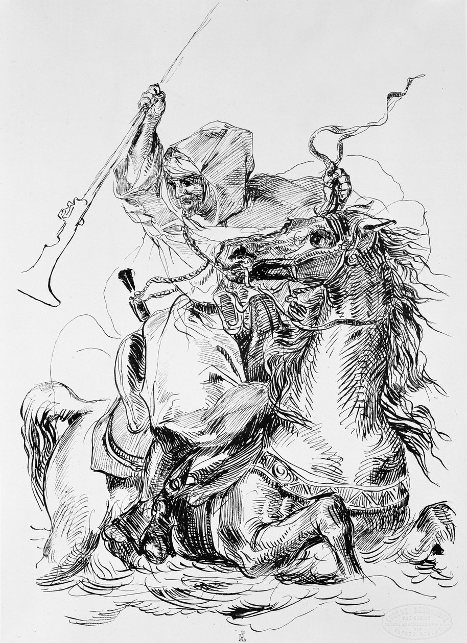 Arab lovas alkotó: Ferdinand Victor Eugene Delacroix