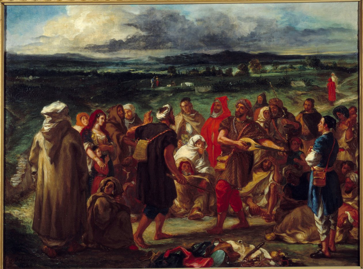 arab bolondok. Eugene Delacroix festménye (1798-1863) alkotó: Ferdinand Victor Eugene Delacroix