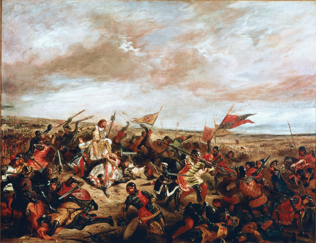 Poitiers-i csata szeptember 19-én alkotó: Ferdinand Victor Eugene Delacroix