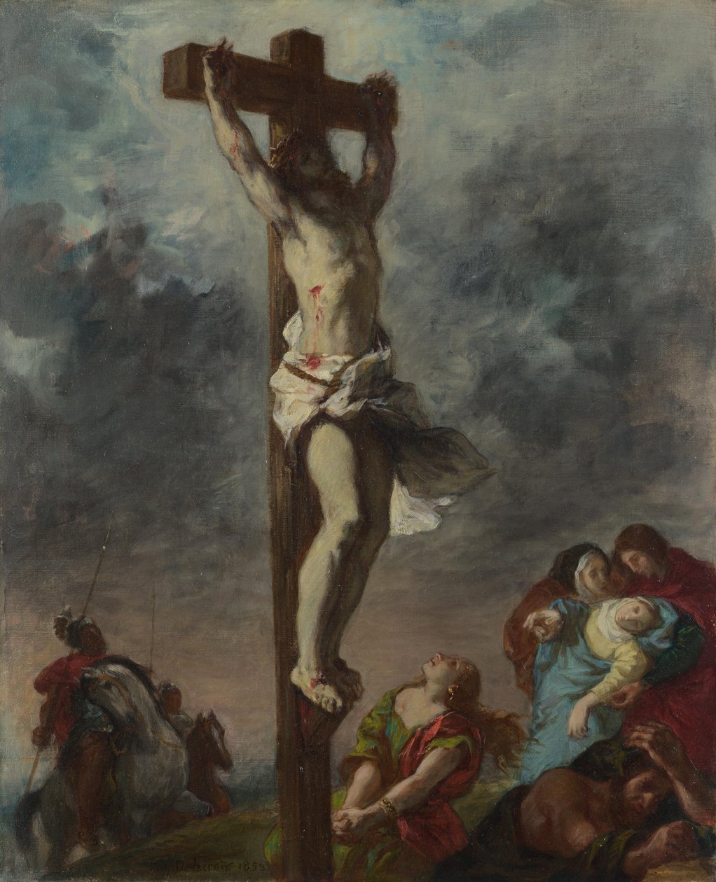 Krisztus a kereszten, 1853 alkotó: Ferdinand Victor Eugene Delacroix