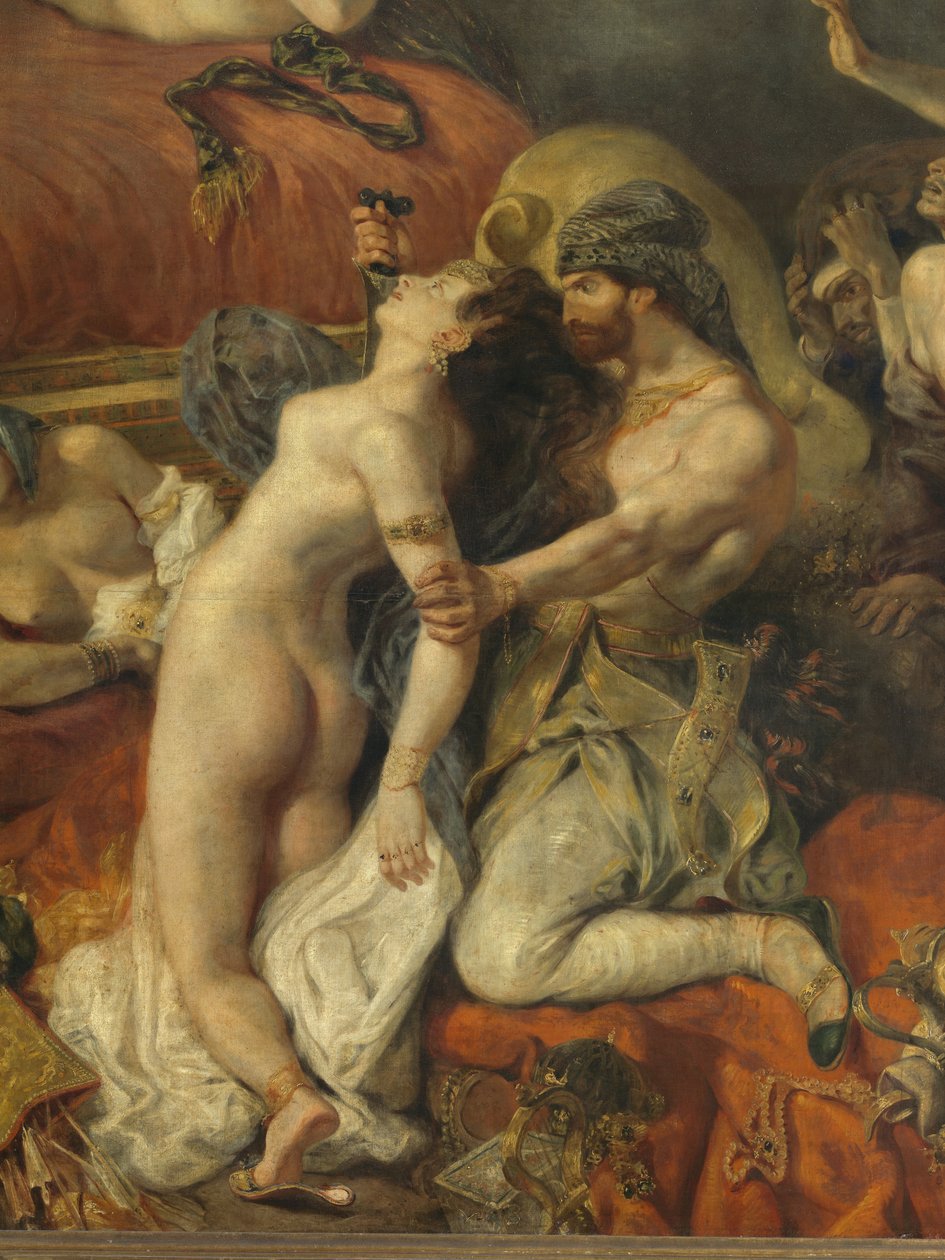 Részlet: Sardanapale halála alkotó: Ferdinand Victor Eugene Delacroix