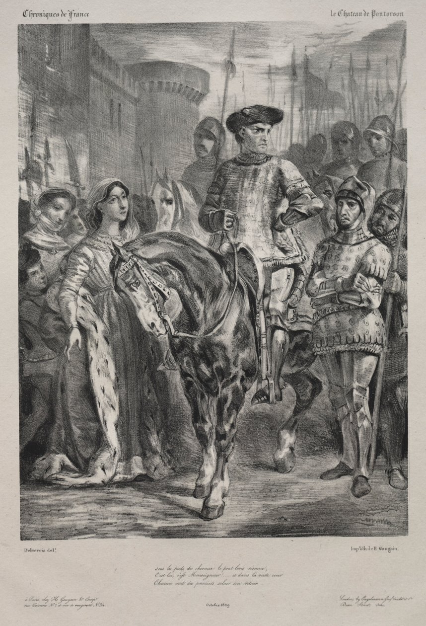 Duguesclin, 1829. alkotó: Ferdinand Victor Eugene Delacroix