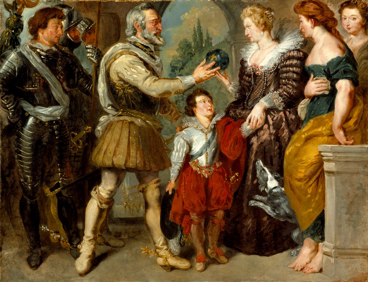 IV. Henrik a kormányzóságot Marie deMedicire ruházza (Rubens nyomán), 1830–1834 alkotó: Ferdinand Victor Eugene Delacroix