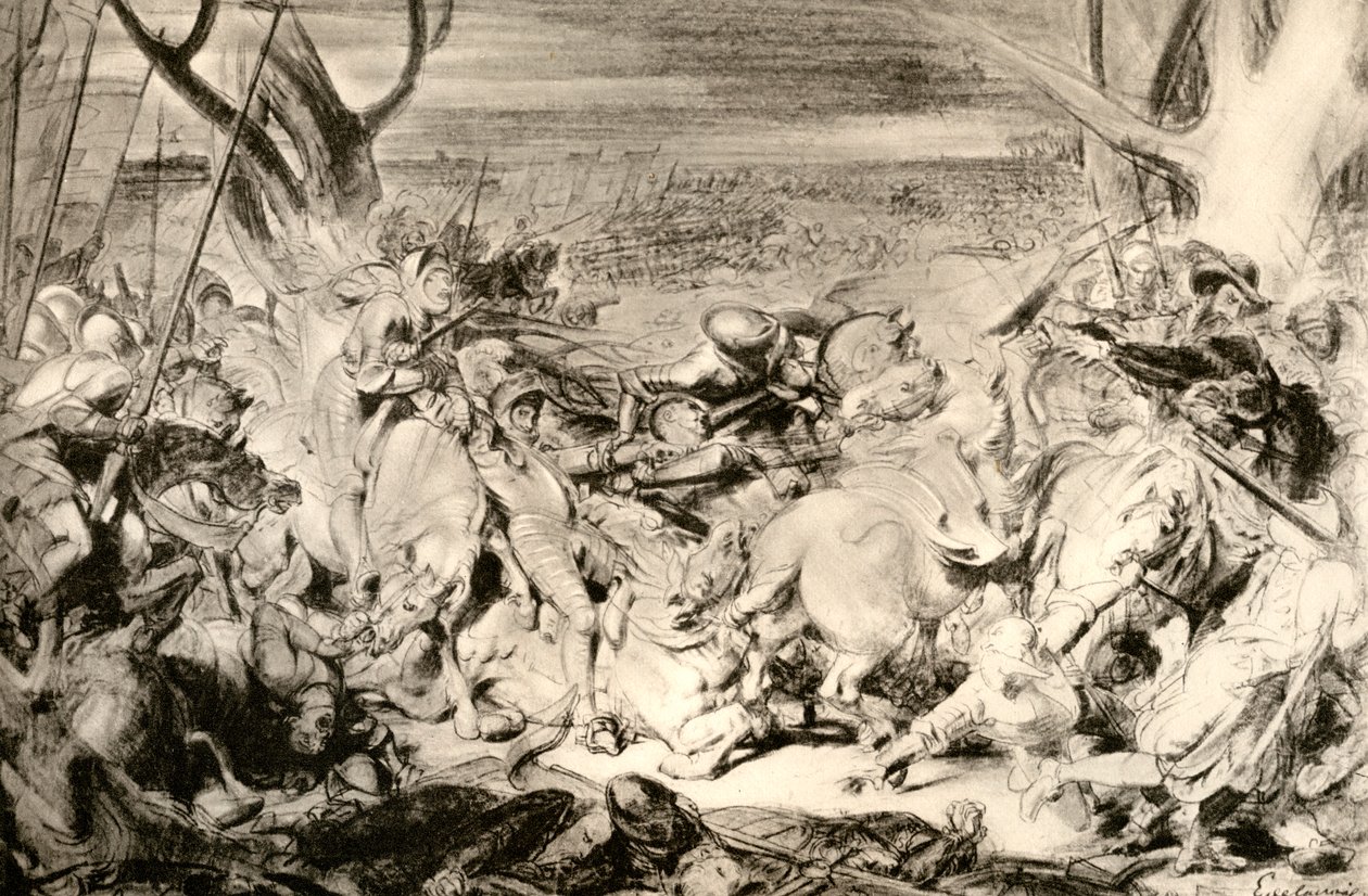 Dreux-i csata, 1913 alkotó: Ferdinand Victor Eugene Delacroix