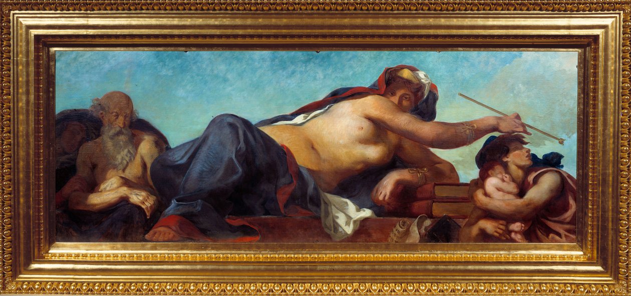 La Justice Peinture, Eugene Delacroix (1798-1863) alkotó: Ferdinand Victor Eugene Delacroix