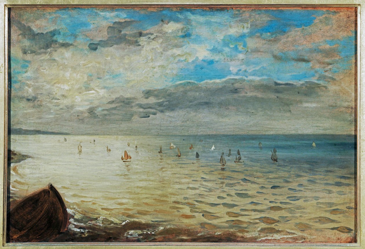 La mer vu des hauteurs de Dieppe - a tenger látva
Dieppe-ből ... alkotó: Ferdinand Victor Eugene Delacroix