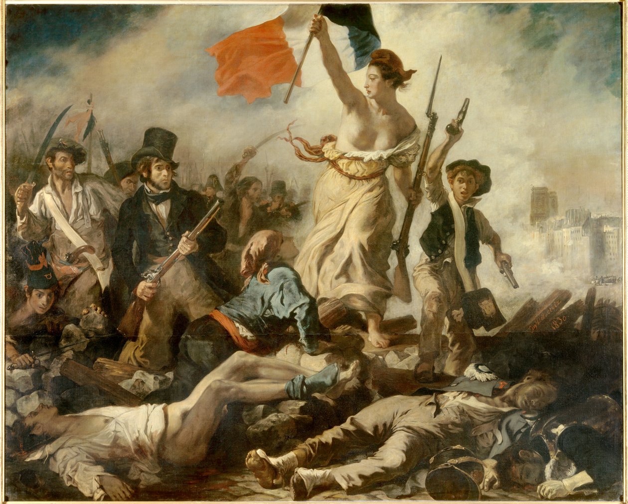 Liberty leading the People, July the 28th alkotó: Ferdinand Victor Eugene Delacroix