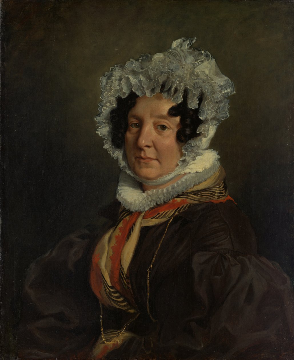 Madame Henri Francois Riesener, 1835 alkotó: Ferdinand Victor Eugene Delacroix
