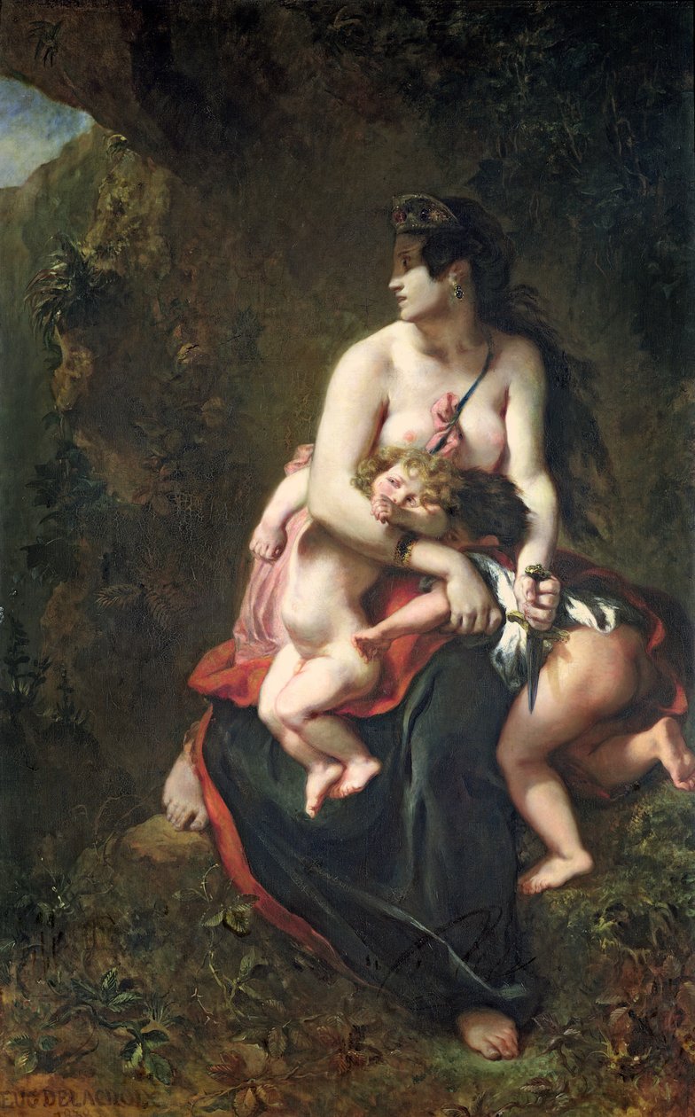 Médeia, 1838 alkotó: Ferdinand Victor Eugene Delacroix