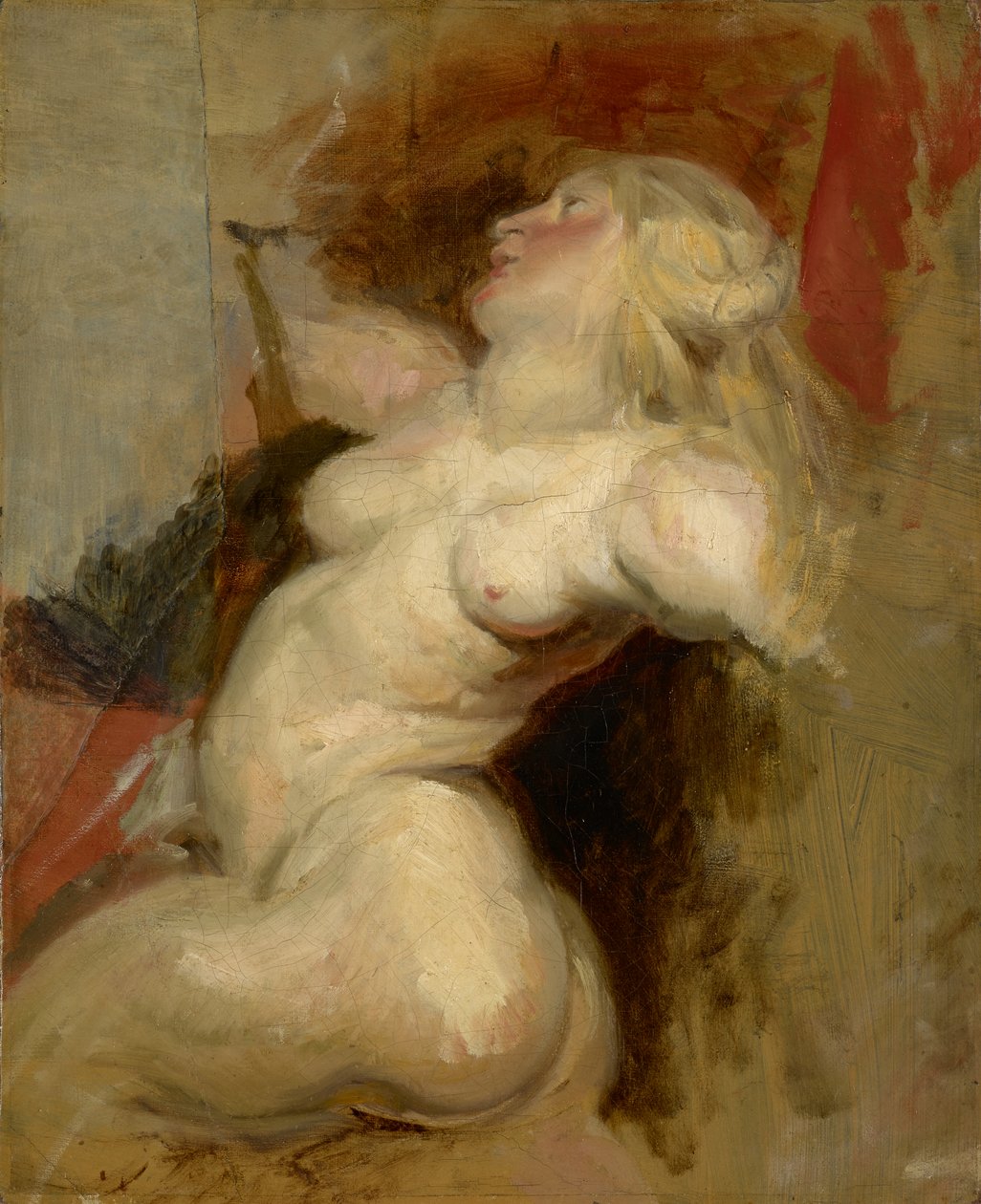 Nereid (Rubens utáni másolat), 1822 körül alkotó: Ferdinand Victor Eugene Delacroix