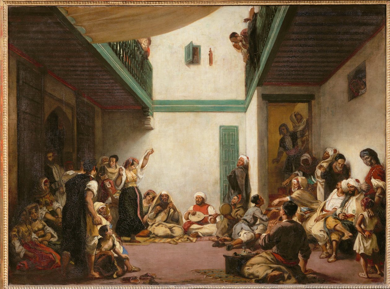 Zsidó esküvő Marokkóban ... alkotó: Ferdinand Victor Eugene Delacroix