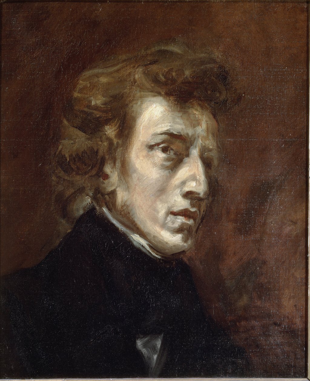 Frederic Chopin portréja alkotó: Ferdinand Victor Eugene Delacroix