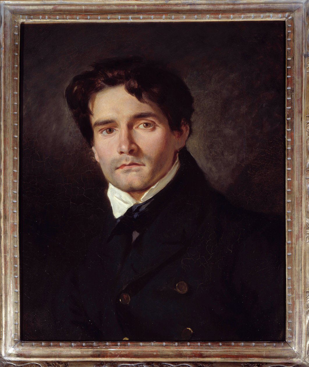 Louis Riesener festő portréja alkotó: Ferdinand Victor Eugene Delacroix