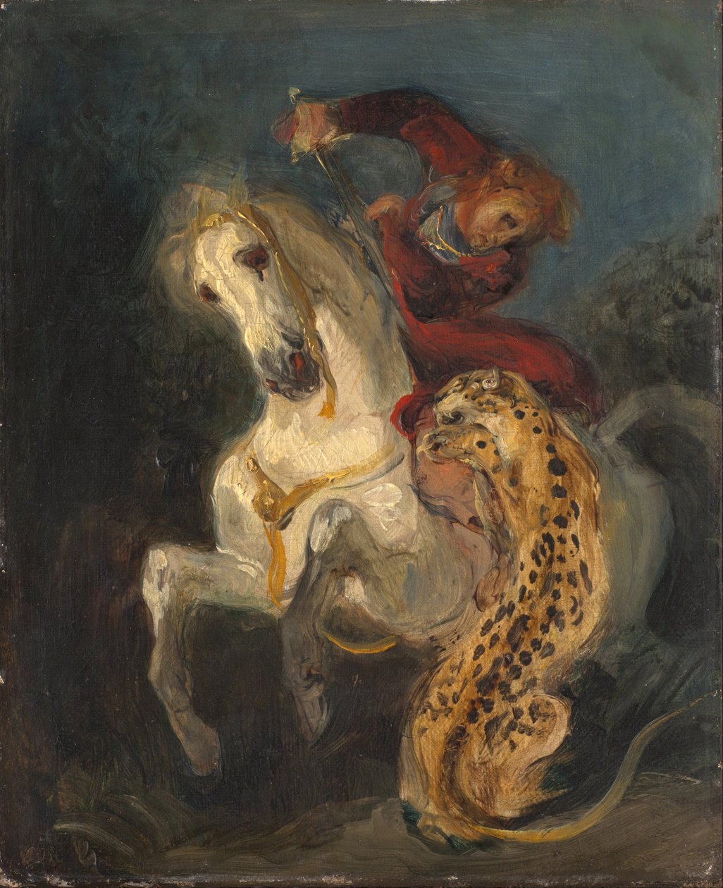 Lovast támadott meg egy Jaguár alkotó: Ferdinand Victor Eugene Delacroix