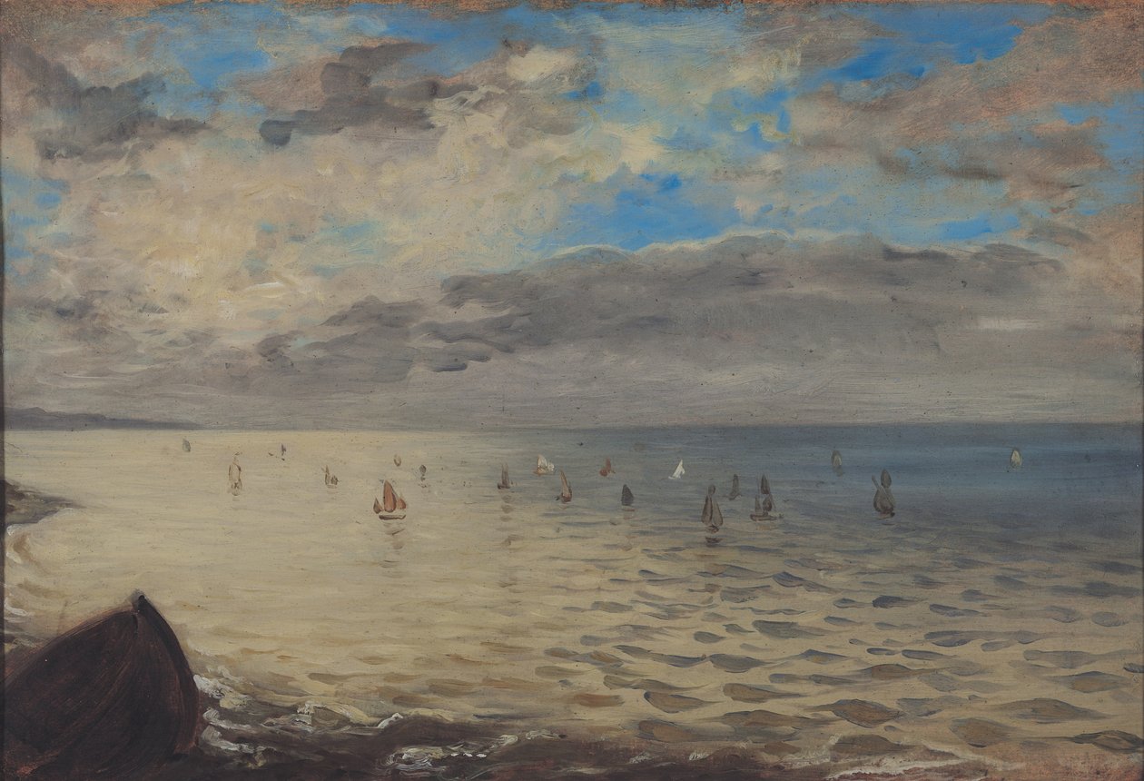 Tengerre nézve Dieppe magaslatairól alkotó: Ferdinand Victor Eugene Delacroix