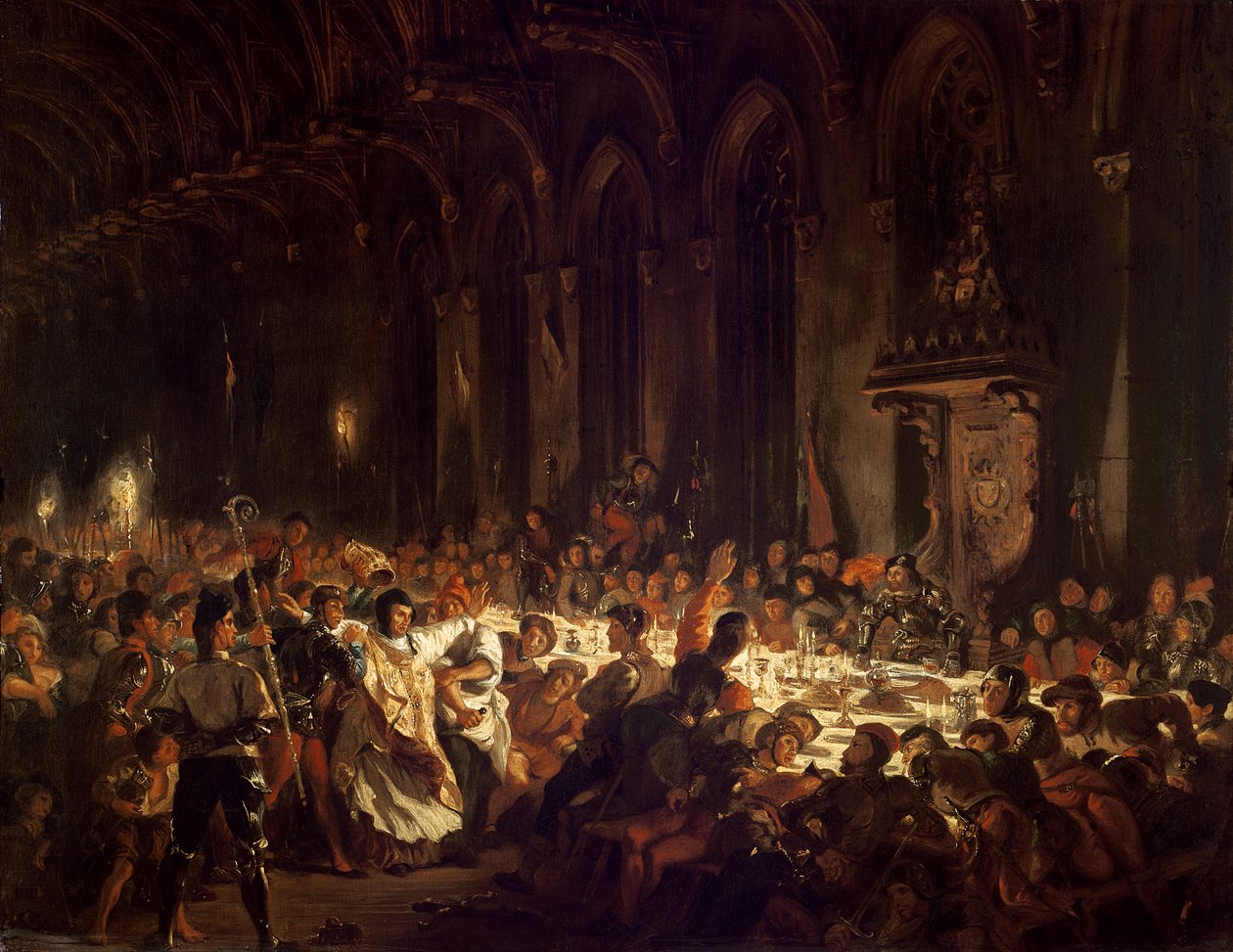 A liege-i püspök meggyilkolása alkotó: Ferdinand Victor Eugene Delacroix