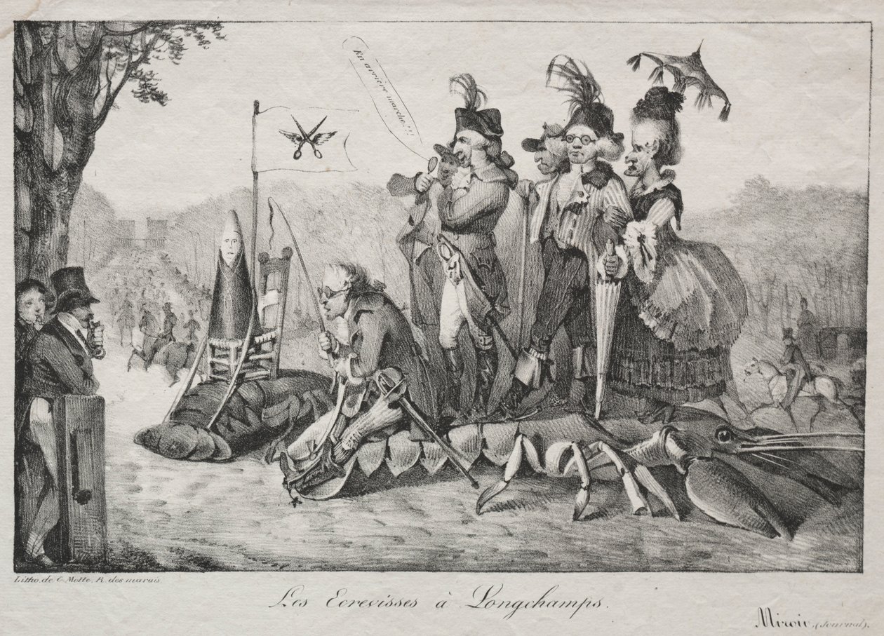 A longchampsi rák, 1822. alkotó: Ferdinand Victor Eugene Delacroix