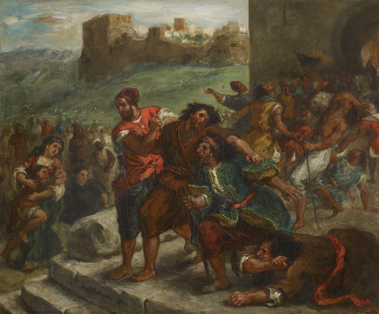 Tanger fanatikusai, 1857 alkotó: Ferdinand Victor Eugene Delacroix