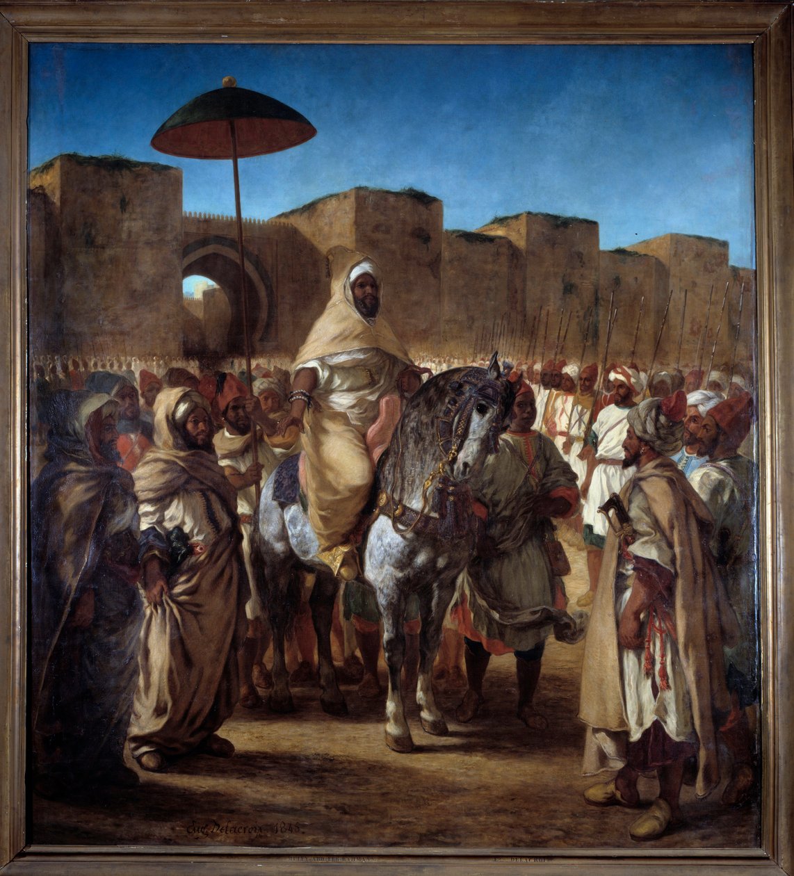 Muley Abd Err Rahman marokkói szultán alkotó: Ferdinand Victor Eugene Delacroix