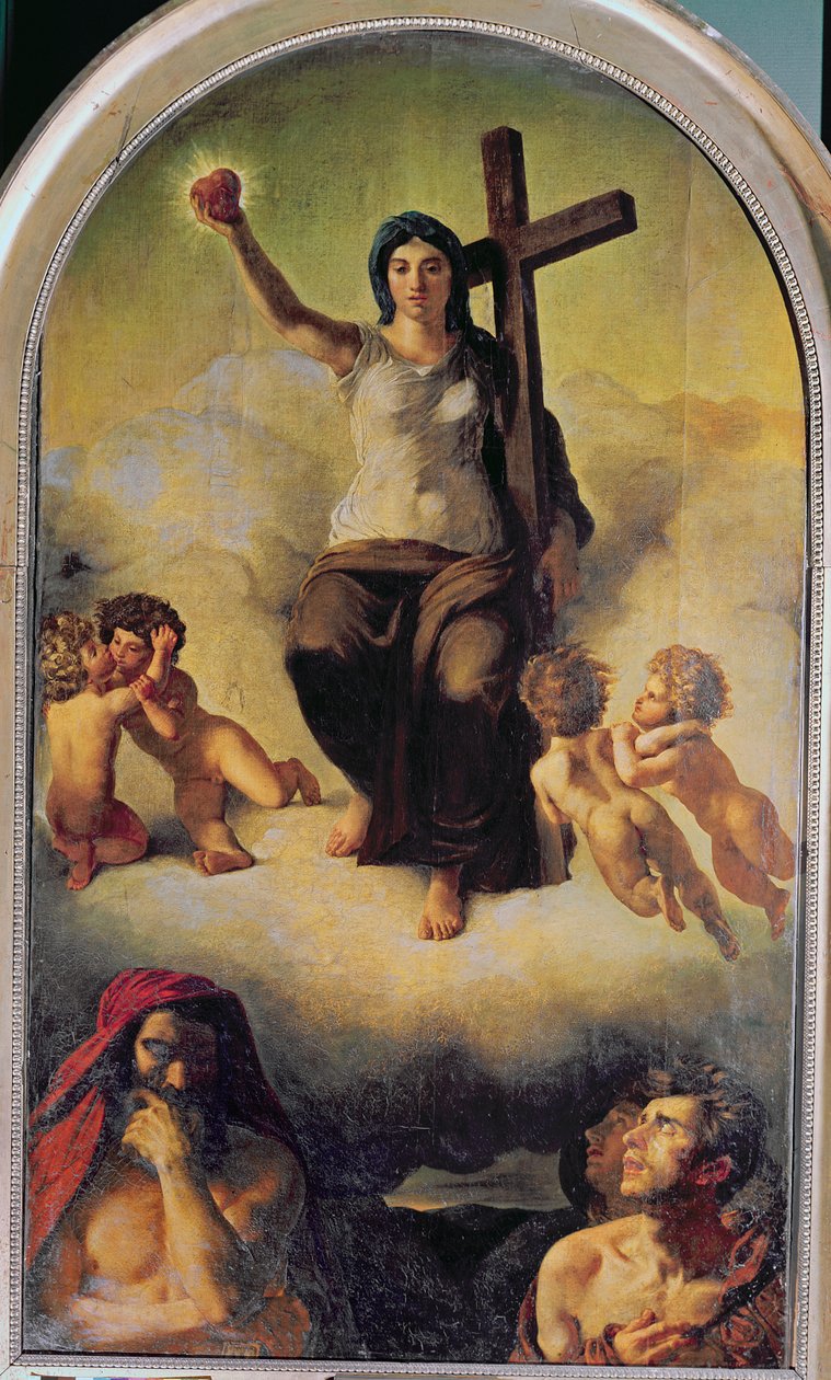 A Szent Szív Szűzanya, 1821 alkotó: Ferdinand Victor Eugene Delacroix