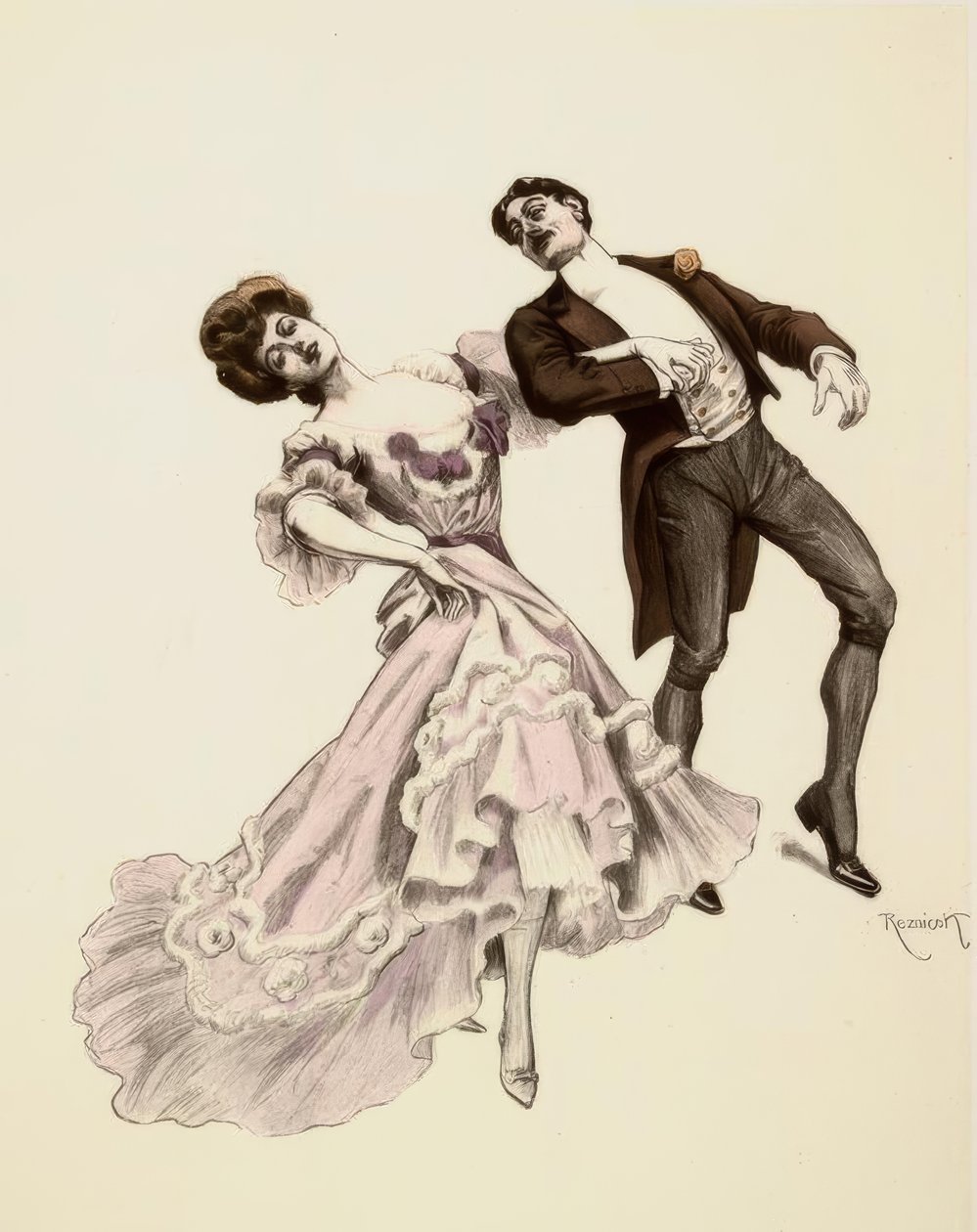 F. v. Reznicek, Tortajárás / aus: 6 Tanzbilder alkotó: Ferdinand von Reznicek