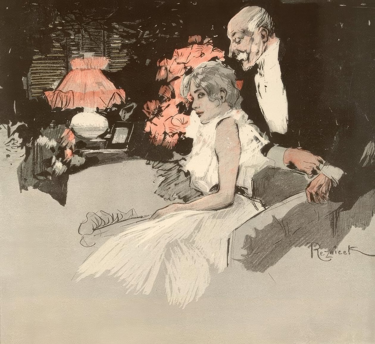 Variola vakcina. / Miss Lilly, imádnivaló vagyok alkotó: Ferdinand von Reznicek