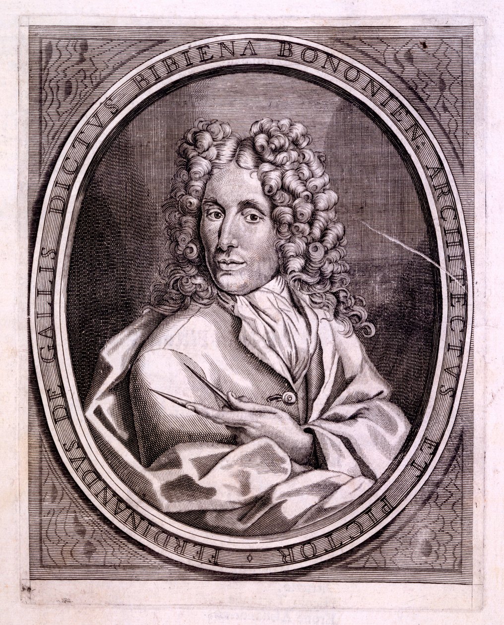 Önarckép, illusztráció Ferdinando Galli da Bibiena "L