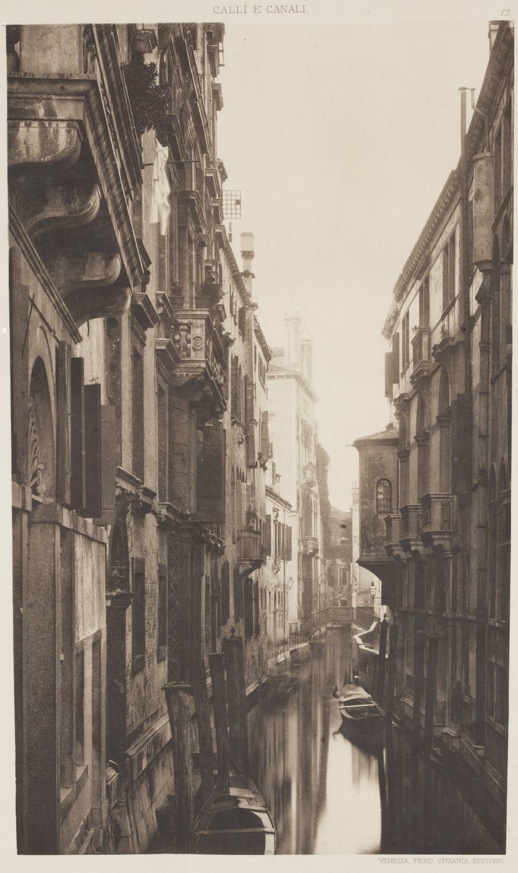 Albrizzi-csatorna alkotó: Ferdinando Ongania