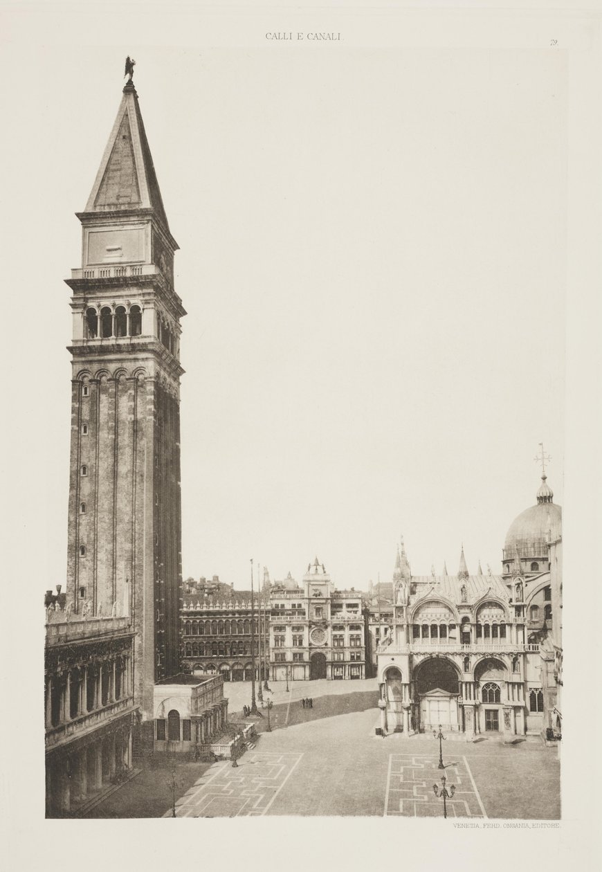 A Szent Márk-bazilika Campanile alkotó: Ferdinando Ongania