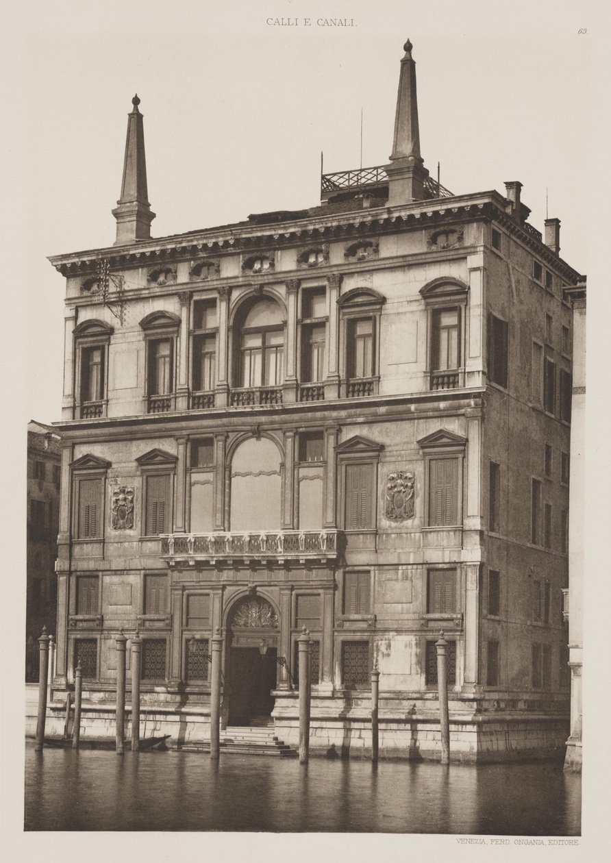 Concina palota alkotó: Ferdinando Ongania