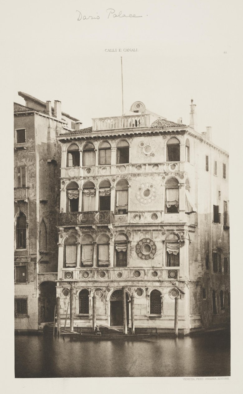 Dario palota alkotó: Ferdinando Ongania