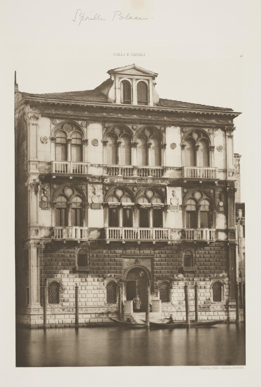 Spinelli palota alkotó: Ferdinando Ongania