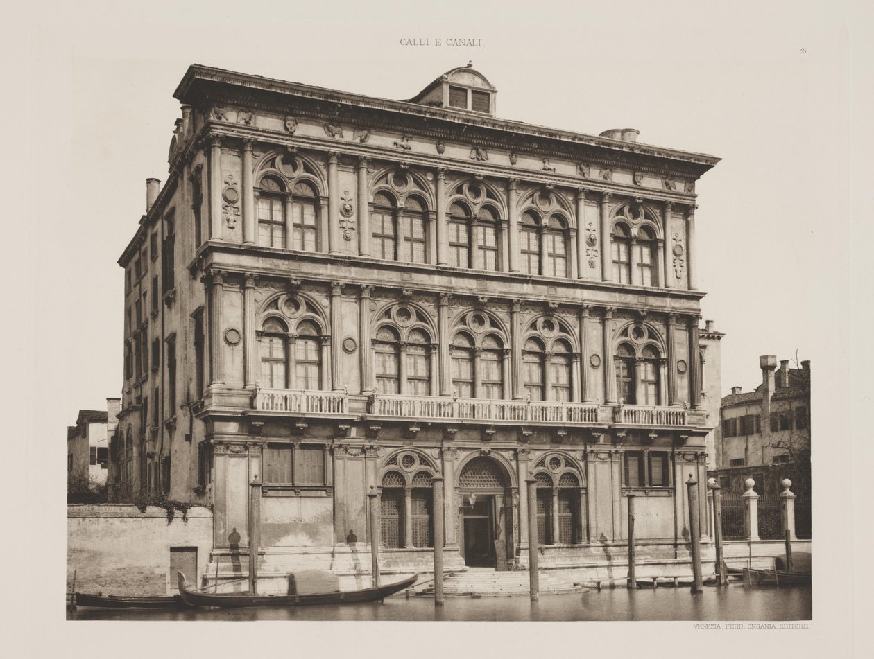 Vendramin palota alkotó: Ferdinando Ongania