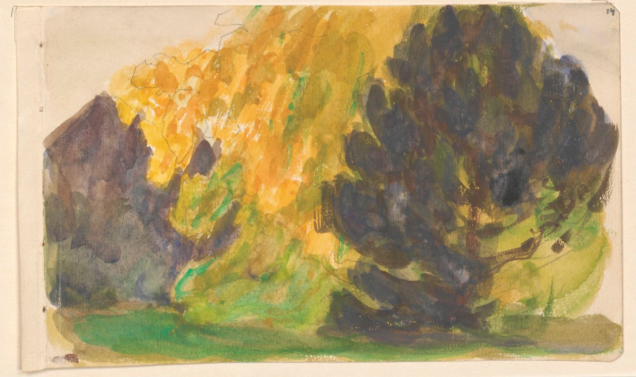 Park ősszel alkotó: Ferdynand Ruszczyc